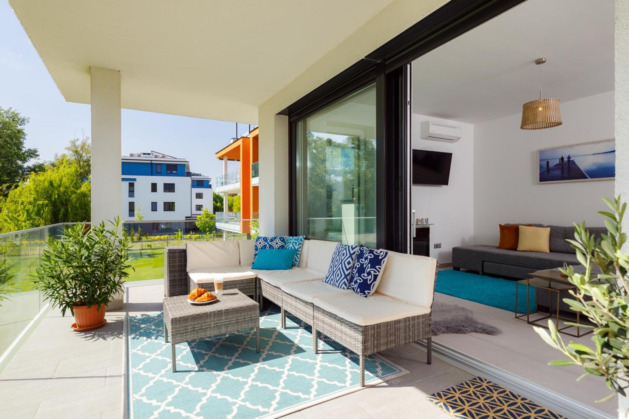 Blue4 Apartment Balatonfuzfo Exterior foto