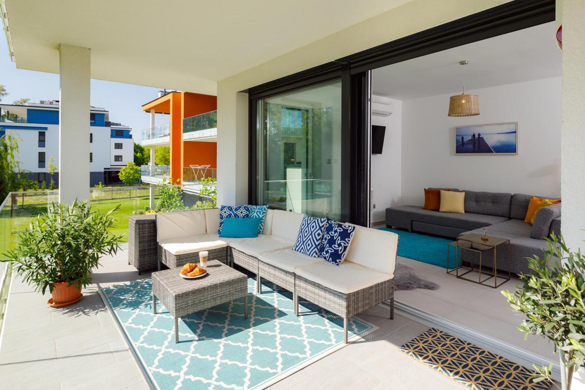 Blue4 Apartment Balatonfuzfo Exterior foto